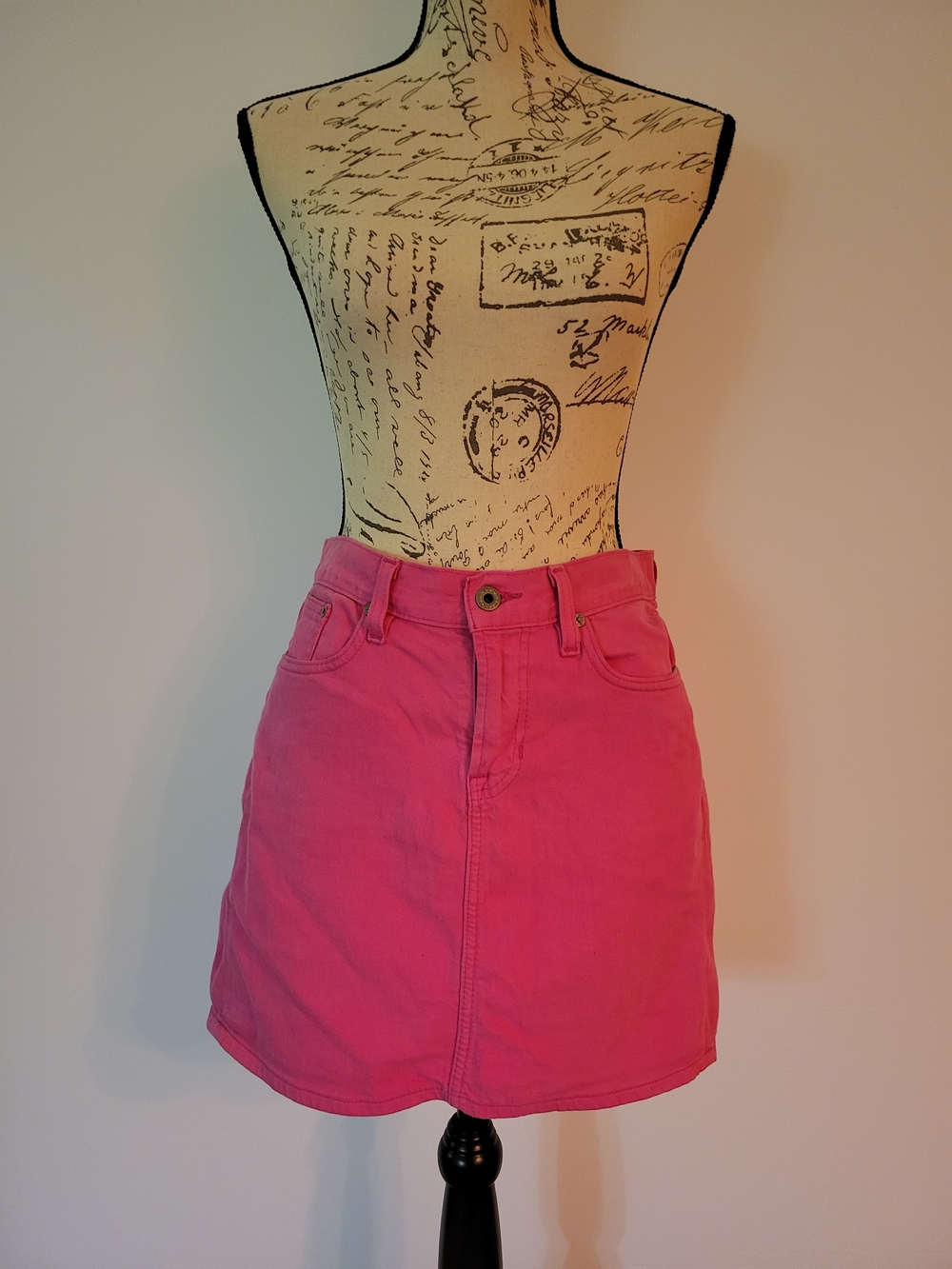 Ralph Lauren Sport Women's Pink Jean Skirt Size 29